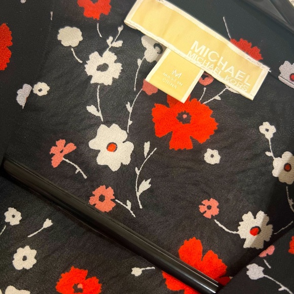 Michael Kors Floral Midi Dress - Picture 2 of 2